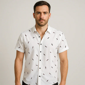 Camisa Casual Masculina Vizencci Feather