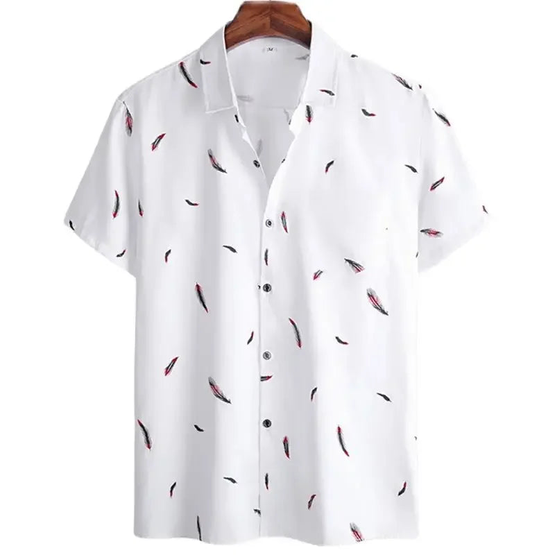 Camisa Casual Masculina Vizencci Feather
