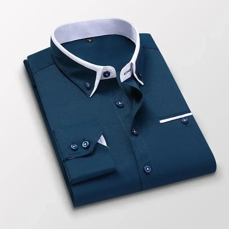 Camisa Social Masculina Vizencci Marvie