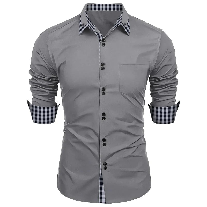 Camisa Social Masculina Vizencci Eleganzia