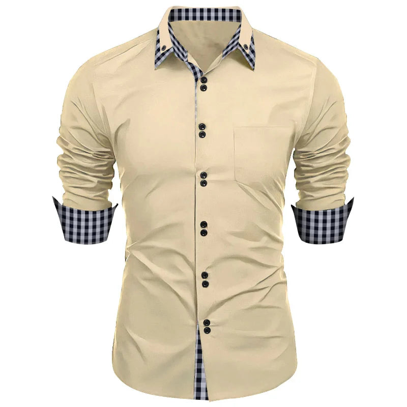 Camisa Social Masculina Vizencci Eleganzia