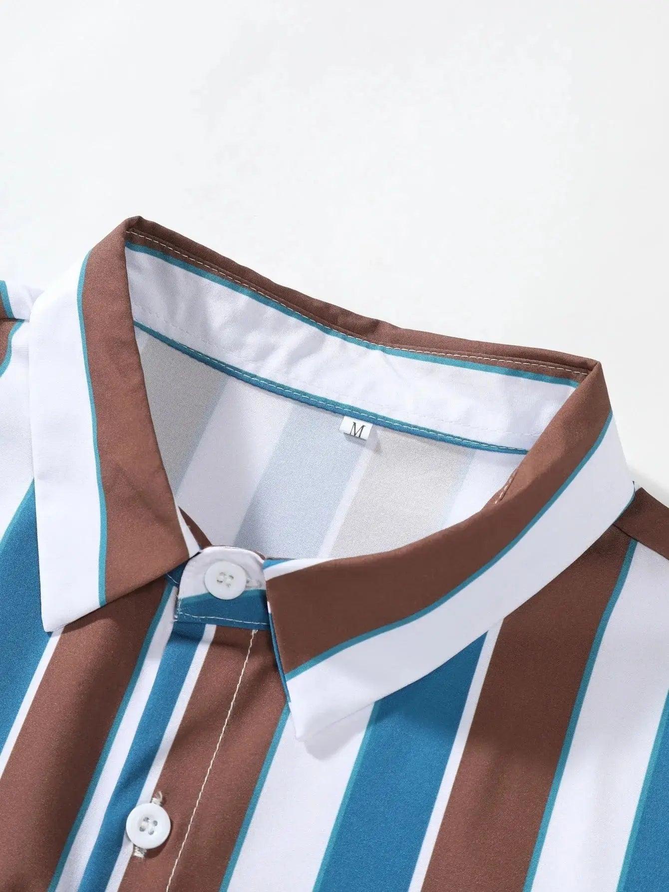 Camisa Casual Masculina Vizencci Trop