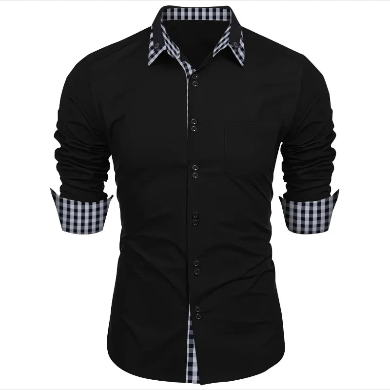 Camisa Social Masculina Vizencci Eleganzia