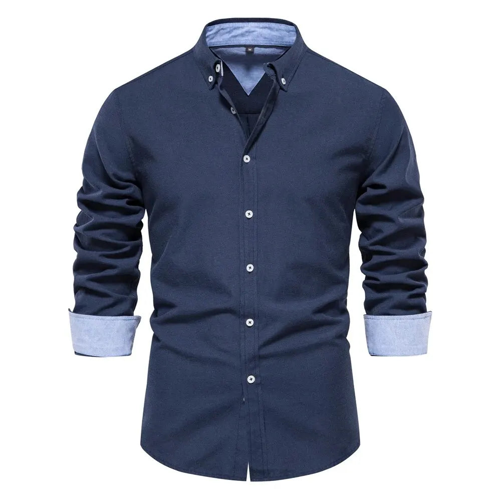 Camisa Social Masculina Vizencci Excluven