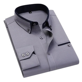 Camisa Social Masculina Vizencci Marvie