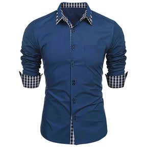 Camisa Social Masculina Vizencci Eleganzia