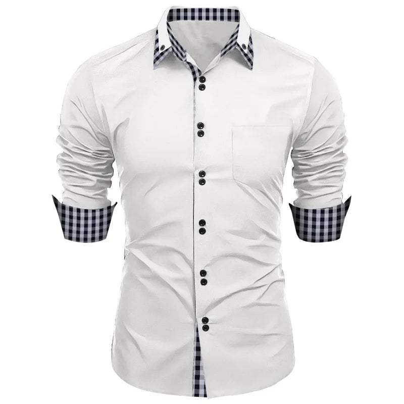 Camisa Social Masculina Vizencci Eleganzia