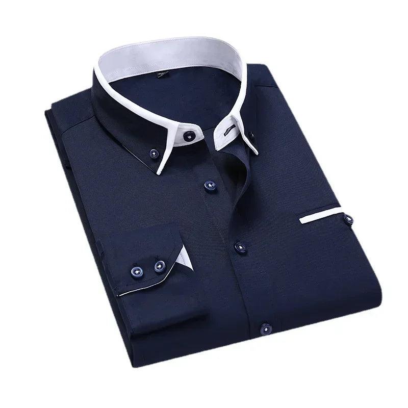 Camisa Social Masculina Vizencci Marvie