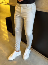 CALÇA ALFAIATARIA AJUSTÁVEL ALL BLACK BRANCO GELO